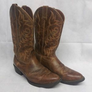 Justin Leather Boots - 11D